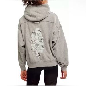 Nwt. Free People Final Call Embroidered Hoodie